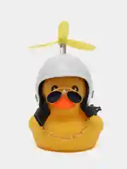 Прозрачный игрушка "Утка в шлеме", с пропеллером, в очках, в машину