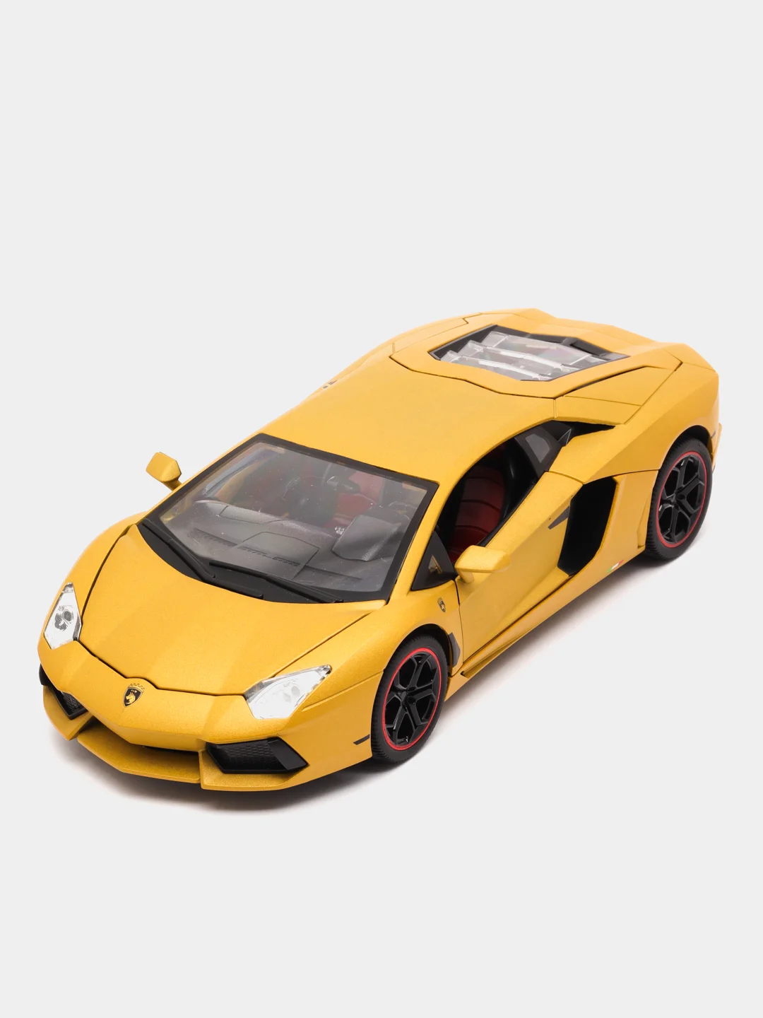 Горчичный модель автомобиля "Ламборгини Авентадор", 1:18, свет и звук