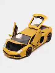 Горчичный модель автомобиля "Ламборгини Авентадор", 1:18, свет и звук