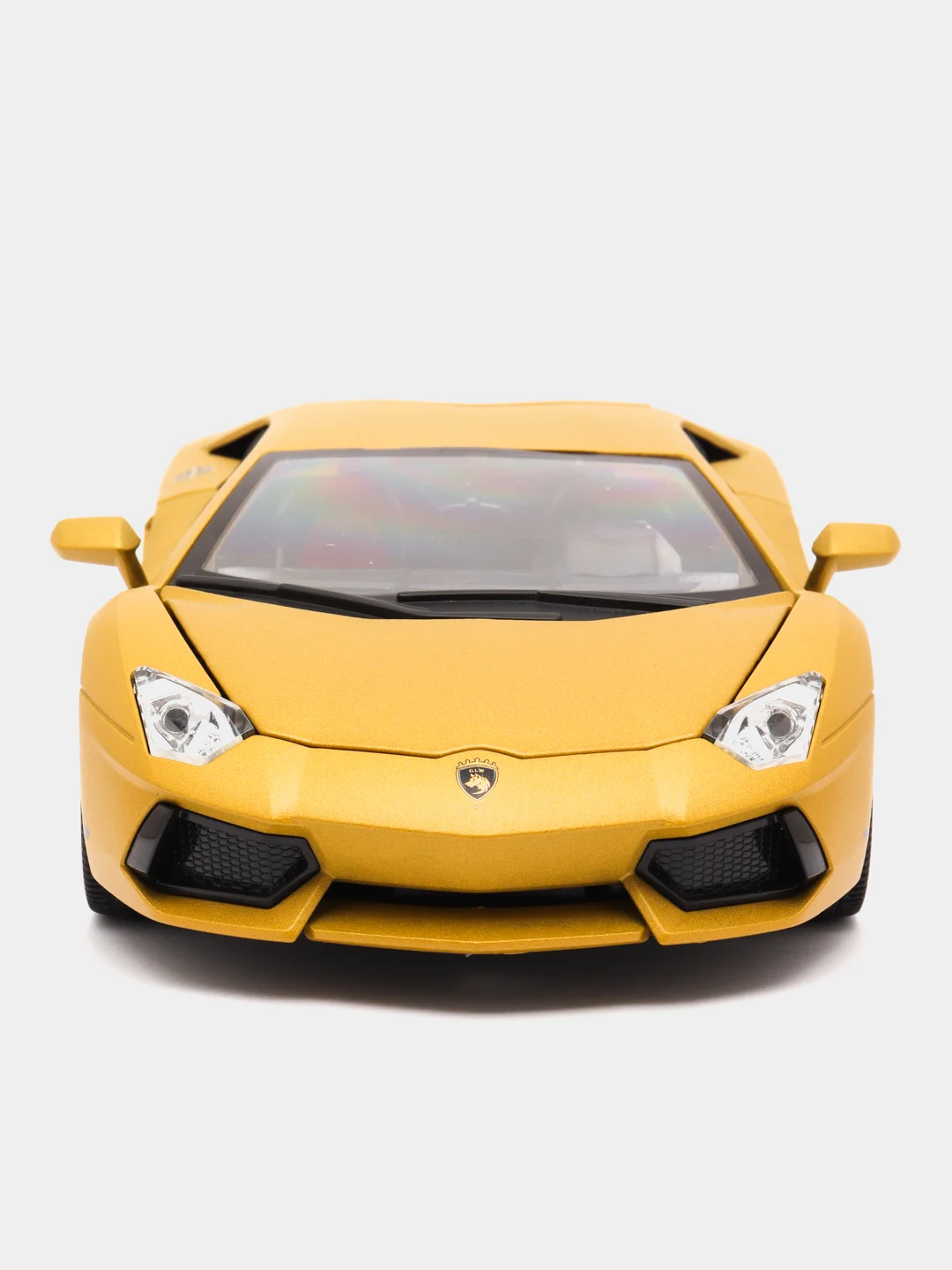 Горчичный модель автомобиля "Ламборгини Авентадор", 1:18, свет и звук