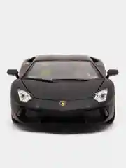 Черный модель автомобиля "Ламборгини Авентадор", 1:18, свет и звук