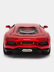 Красный модель автомобиля "Ламборгини Авентадор", 1:18, свет и звук