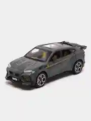 Серый модель автомобиля Lamborghini Urus дым/свет/звук