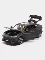 Серый модель автомобиля Lamborghini Urus дым/свет/звук