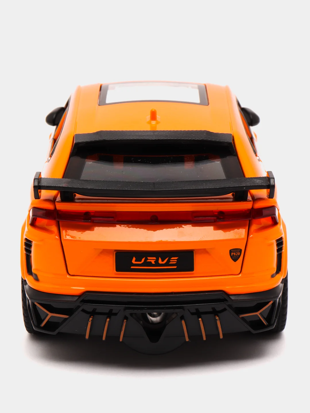 Оранжевый модель автомобиля Lamborghini Urus дым/свет/звук
