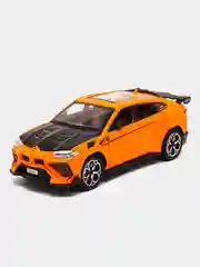 Оранжевый модель автомобиля Lamborghini Urus дым/свет/звук