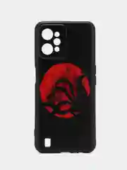 Синий меланж силиконовый чехол для Realme C31 4G, с принтом, с рисунком (Реалми С31 4г)