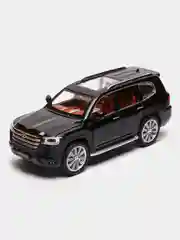 Черный модель автомобиля Toyota Land Cruiser 300