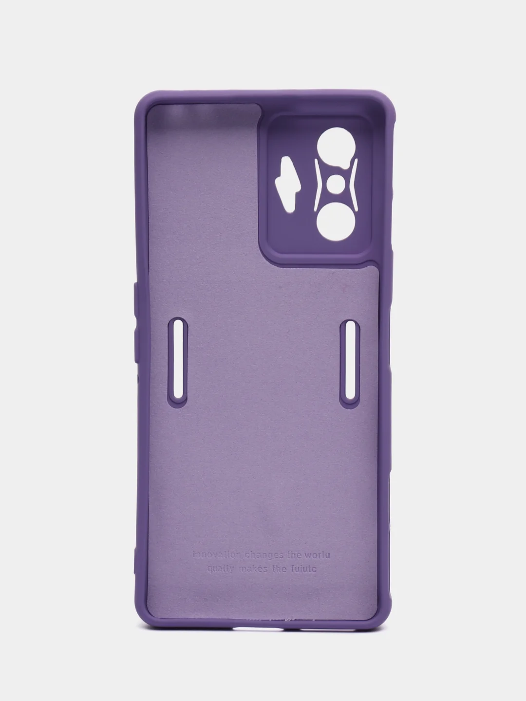 Лавандовый чехол XIAOMI POCO f4 GT, с защитой камеры и бархатом внутри