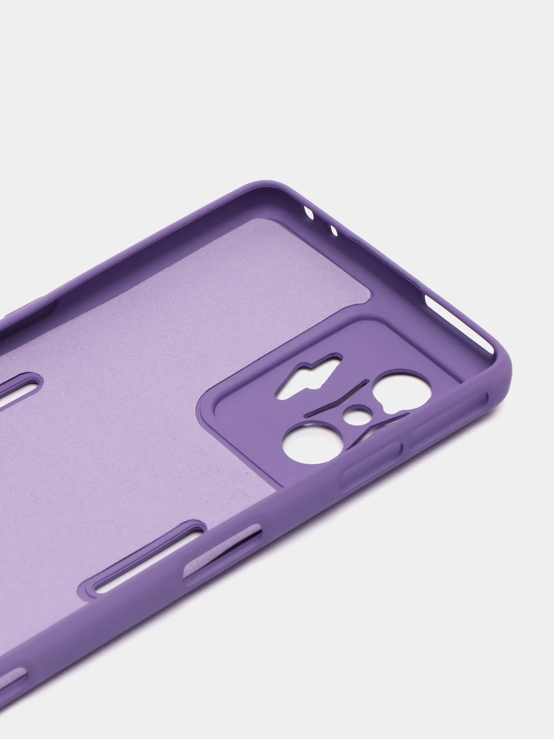 Лавандовый чехол XIAOMI POCO f4 GT, с защитой камеры и бархатом внутри