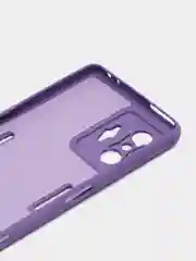 Лавандовый чехол XIAOMI POCO f4 GT, с защитой камеры и бархатом внутри