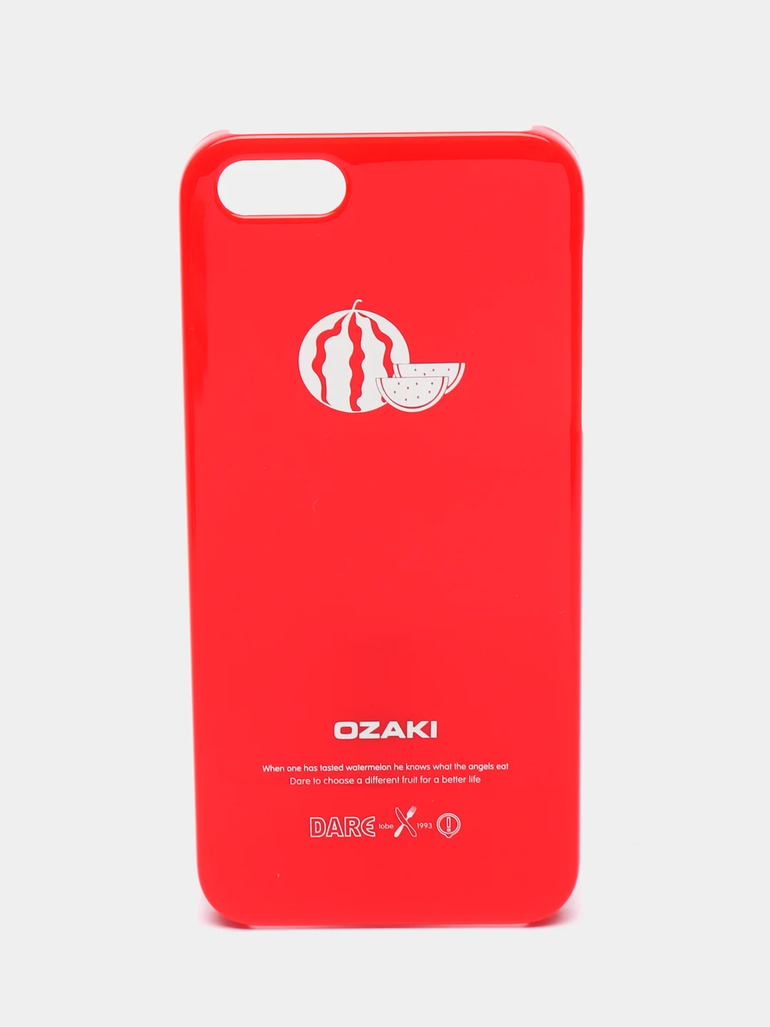 Красный пластиковый чехол для iPhone 5/5S/SE