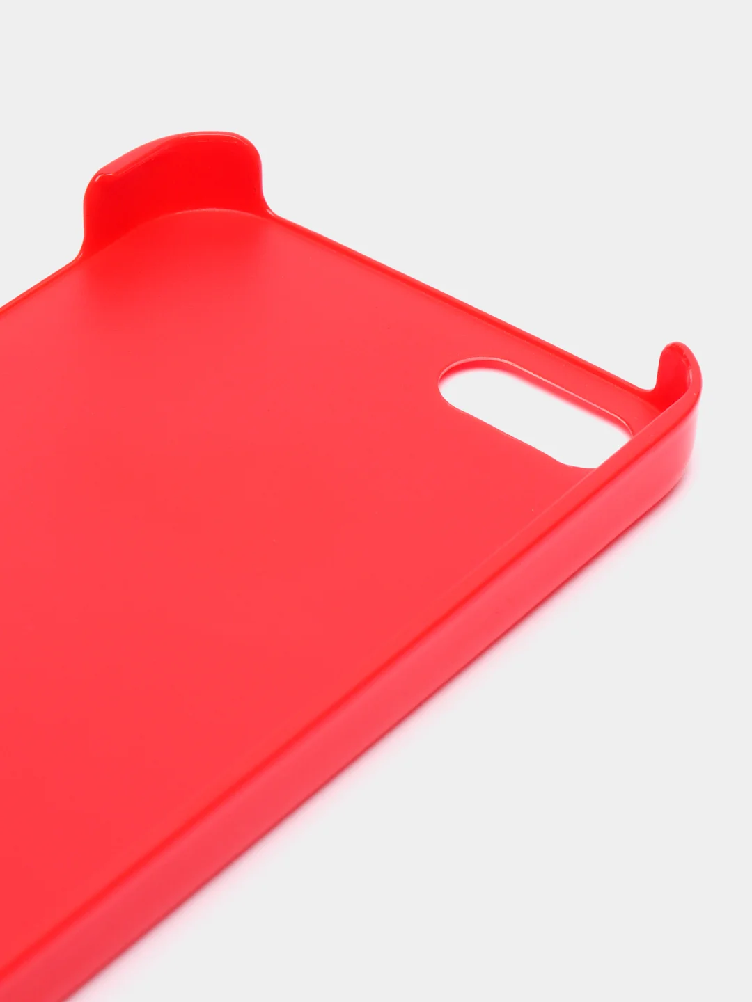 Красный пластиковый чехол для iPhone 5/5S/SE