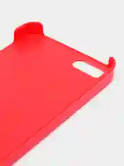 Красный пластиковый чехол для iPhone 5/5S/SE