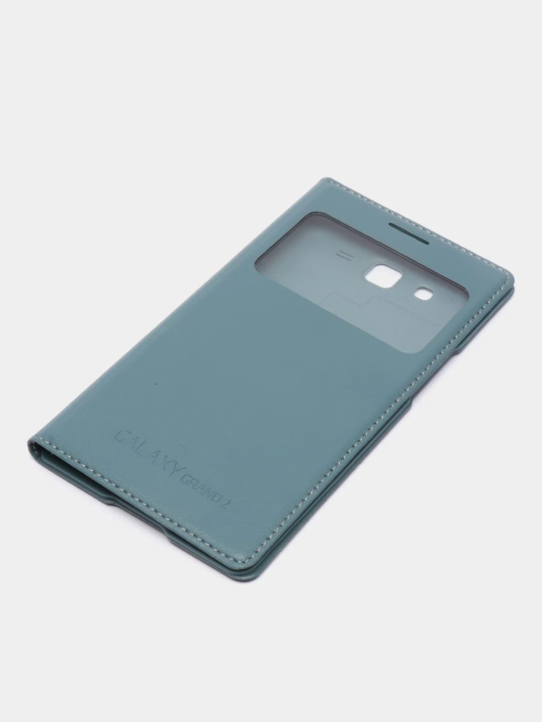 Бирюзовый чехол-книжка для Samsung Galaxy Grand 2