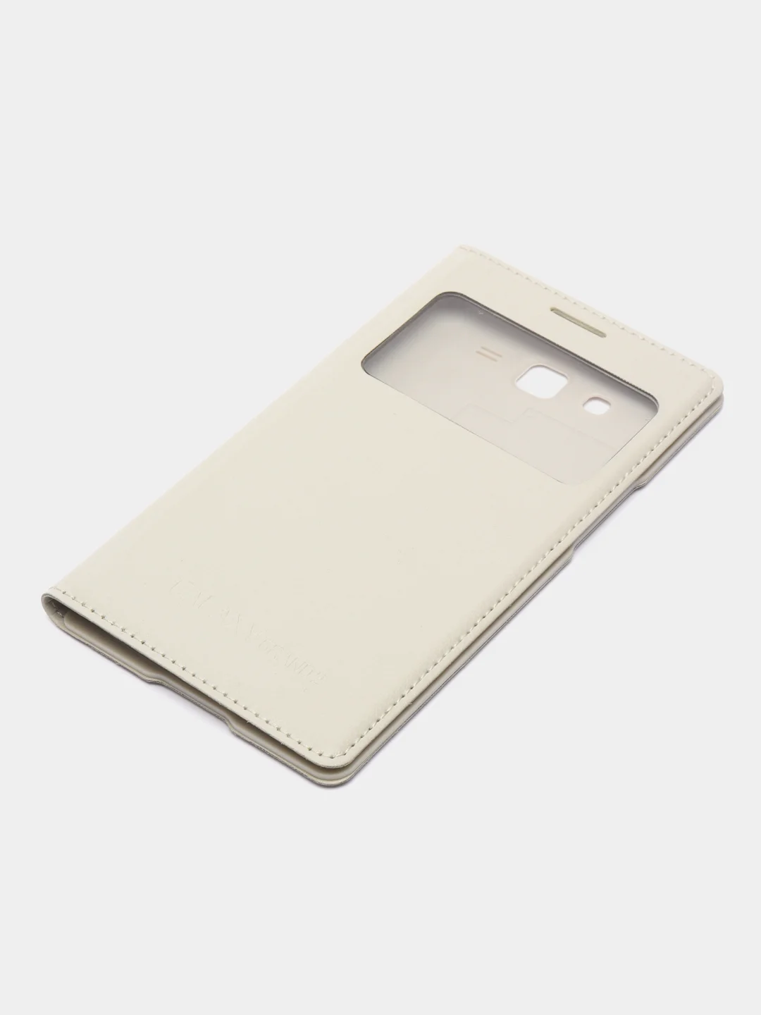 Бежевый чехол-книжка для Samsung Galaxy Grand 2