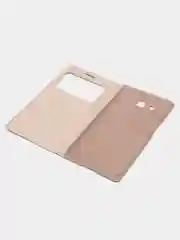Золотой чехол-книжка для Samsung Galaxy Grand 2
