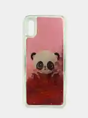 Чехол Xiaomi Redmi 9A, Сяоми Редми 9А силиконовый переливающийся жидкий с блестками
