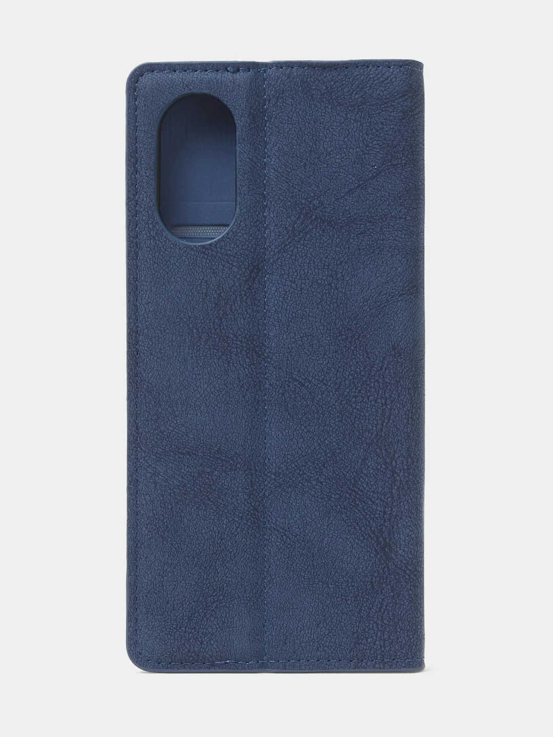 Синий чехол-книжка для Oppo A17 / Oppo A17K из нубука Super Creative