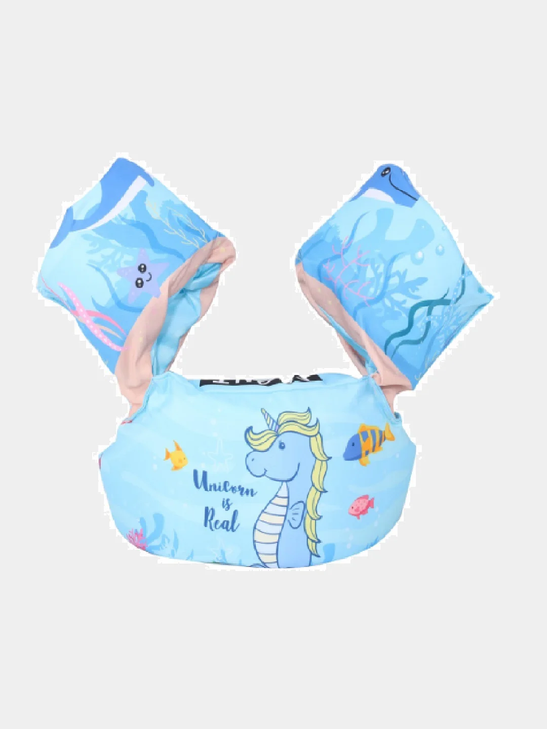 Жилет для плавания, детский, с нарукавниками, 2-6 лет