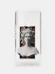 Аметистовый силиконовый чехол для Infinix Smart 6 HD, с принтом, с рисунком (Инфиникс Смарт 6 ХД)