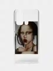 Багровый силиконовый чехол для Infinix Smart 6 HD, с принтом, с рисунком (Инфиникс Смарт 6 ХД)