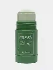 Зеленый маска-стик для лица Green Mask Stick, от черных точек и прыщей / Глиняная маска, 40 г