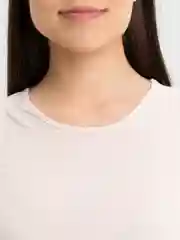 Бежевый кроп топ