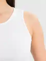 Белый кроп топ