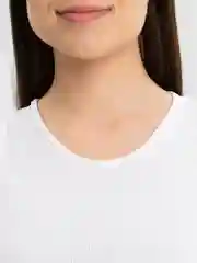 Белый кроп топ