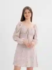 Кремовый платье женское летнее