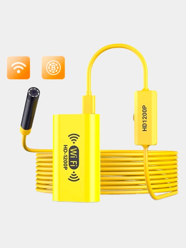 HD-камера для осмотра, беспроводной, Wi-Fi эндоскоп, 1-10 метров