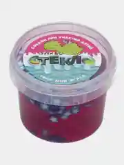 Сиреневый слайм "Стекло", с декоративными наполнителями