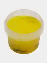 Желтый слайм "Стекло" FiZZ с блестками лизун