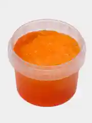 Оранжевый слайм "Стекло" FiZZ с блестками лизун