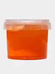 Оранжевый слайм "Стекло" FiZZ с блестками лизун