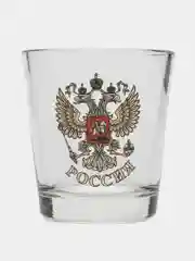 Золотой набор стопок, 50 мл, 6 штук
