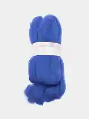 Синий меланж шерсть для валяния, 50 г