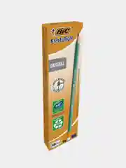 Карандаш чернографитный с ластиком BIC Evolution, HB, 12 штук, 880479
