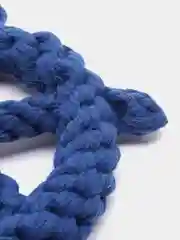 Синий жевательная игрушка для собак и кошек, веровочная игрушка