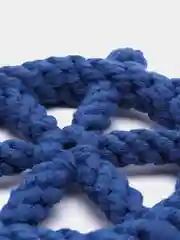 Синий жевательная игрушка для собак и кошек, веровочная игрушка