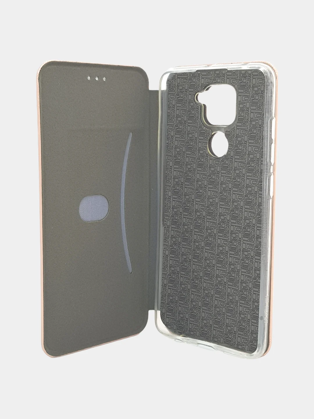 Розовый чехол книжка Xiaomi Redmi Note 8 Pro, Redmi Note 8T