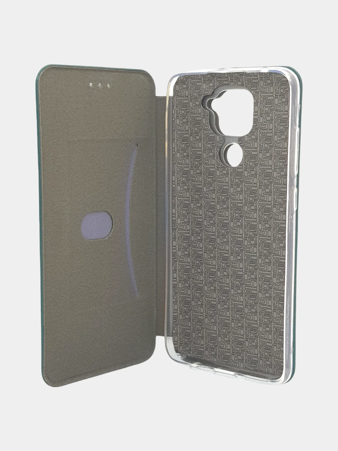Зеленый чехол книжка Xiaomi Redmi Note 8 Pro, Redmi Note 8T