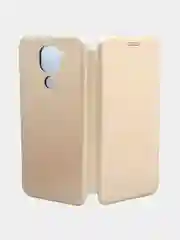 Золотой чехол книжка Xiaomi Redmi Note 8 Pro, Redmi Note 8T