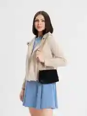 Черный сумка женская из акриловых бусин, на цепочке,