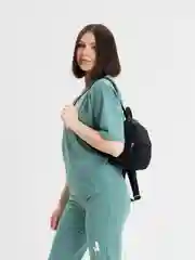 Черный повседневный небольшой женский рюкзак
