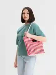 Красный сумка-шоппер