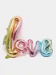 Воздушные шары с надписью "Love", радужные, 39", 100 х 68 см
