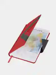 Ежедневник недатированный А5 138x213мм BRAUBERG Waves под кожу, застежка 160л,111874