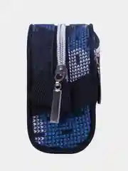 Пенал-косметичка BRAUBERG с ручкой, карман из сетки, полиэстер, Storm, 20х6х9 см, 229275